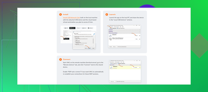 Can you use USB devices in Cloud OS environments?