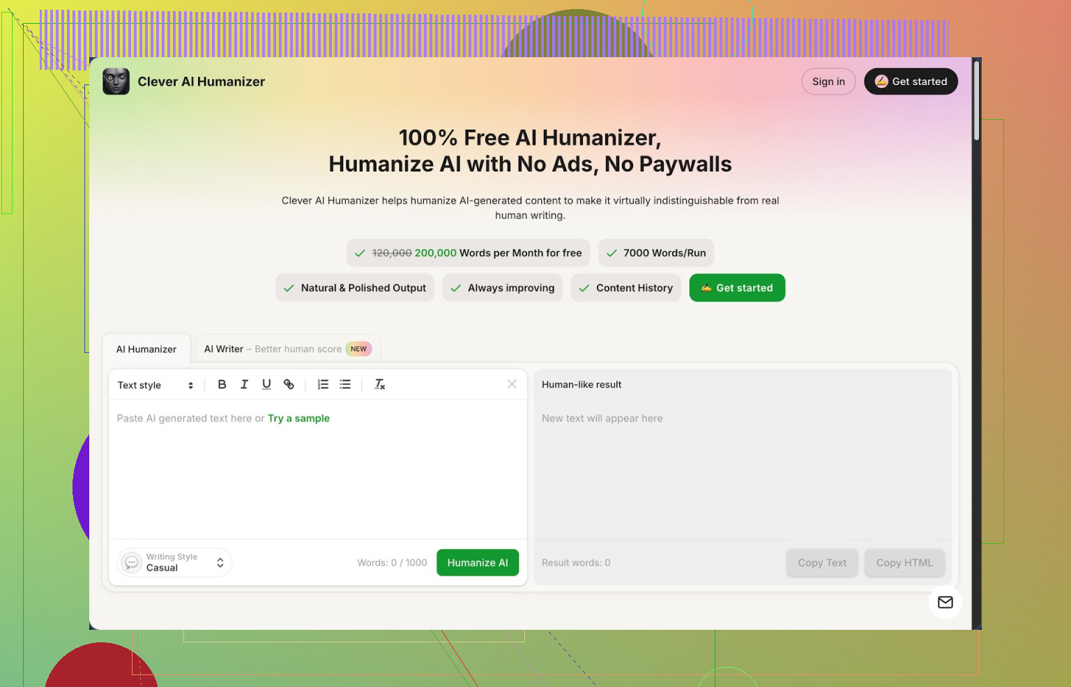 1 Clever AI Humanizer review