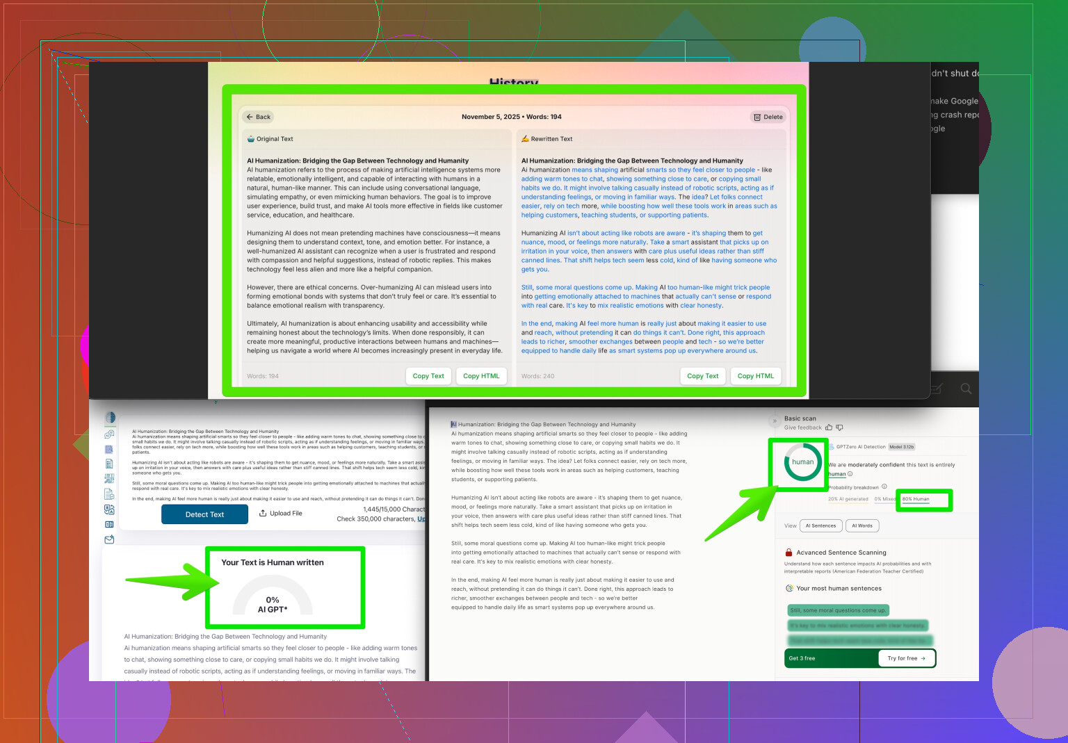 Can anyone recommend a reliable AI detector tool?