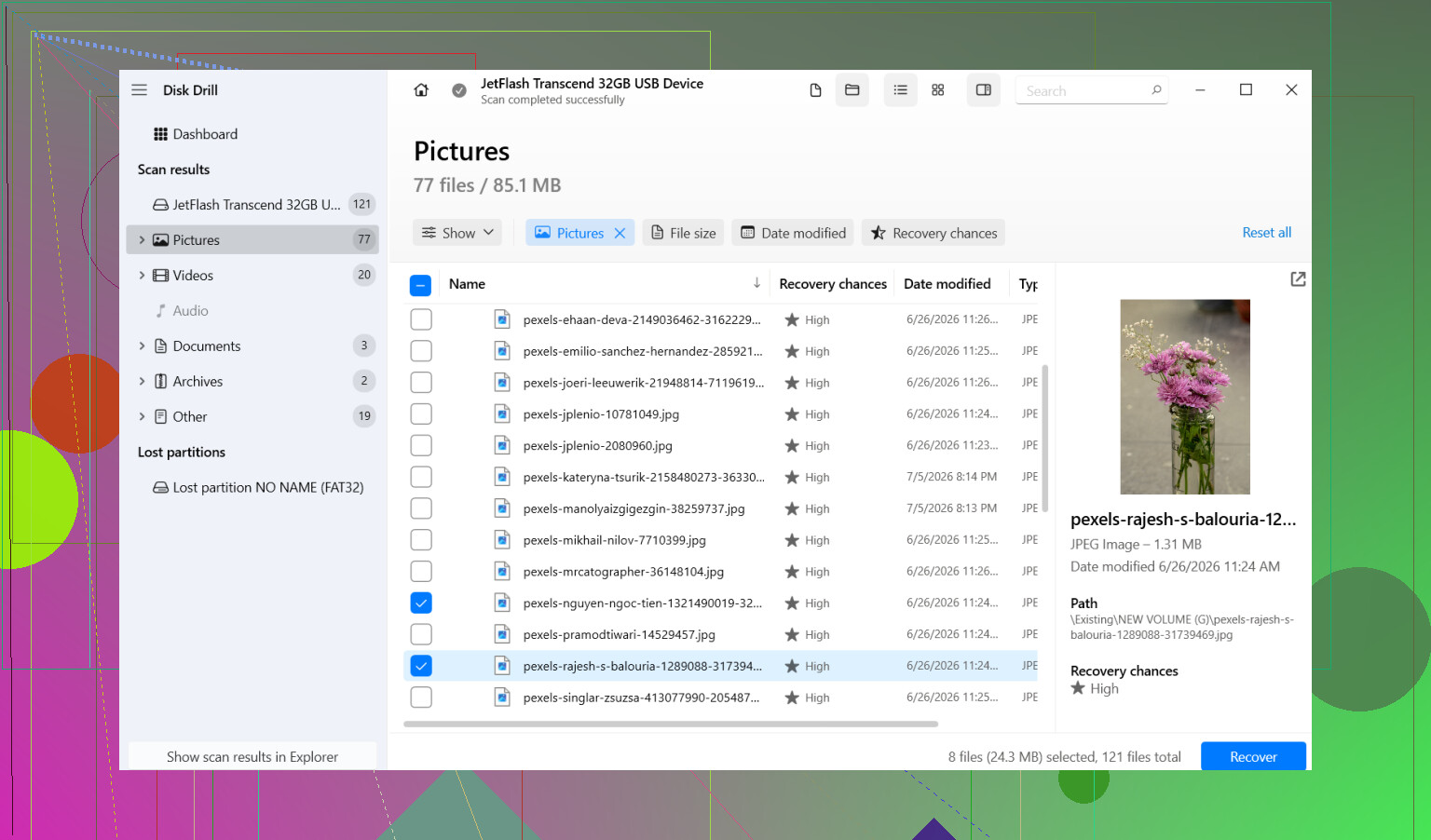 Files Disappeared From External Hard Drive, Any Way To Get Them Back?