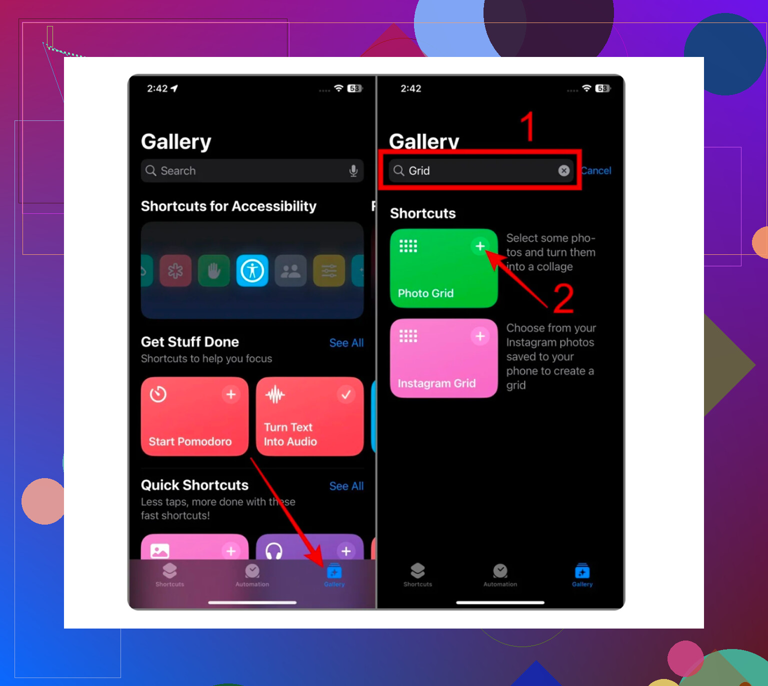 ¿Cómo comparo fotos lado a lado en iPhone sin descargar nada?